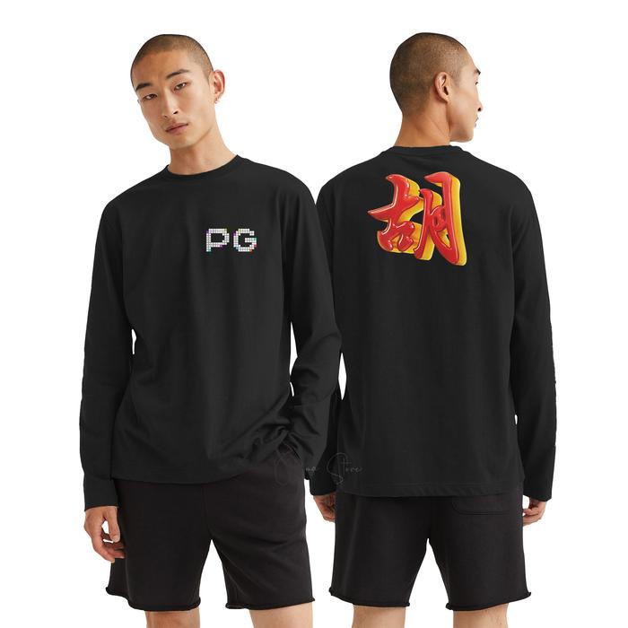 Mahjong Lengan Panjang Hitam